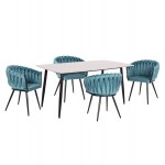 ΣΕΤ ΤΡΑΠΕΖΑΡΙΑΣ 5ΤΜΧ RAVEN HM12121 01 ΚΕΡΑΜΙΚΟ TOP ΛΕΥΚΟ ΜΑΡΜΑΡΟ--ΤΙΡΚΟΥΑΖ ΒΕΛΟΥΔΟ c552671