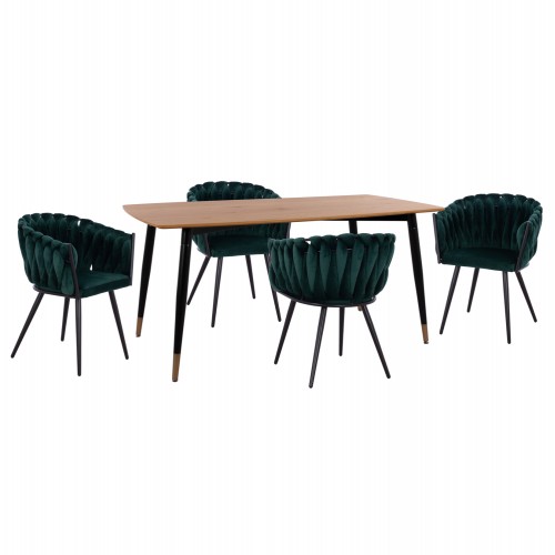 ΣΕΤ ΤΡΑΠΕΖΑΡΙΑΣ 5ΤΜΧ JOLIE HM12123 01 MDF TOP ΣΕ ΦΥΣΙΚΟ--ΚΥΠΑΡΙΣΣΙ ΒΕΛΟΥΔΟ c552673