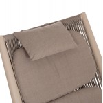 ΠΟΛΥΘΡΟΝΑ RELAX REMUS HM6642 04 ΑΛΟΥΜΙΝΙΟ ΣΑΜΠΑΝΙ-ΣΧΟΙΝΙ OLEFIN ΜΠΕΖ 63x87x94Υεκ c552939