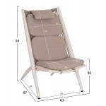 ΠΟΛΥΘΡΟΝΑ RELAX REMUS HM6642 02 ΑΛΟΥΜΙΝΙΟ ΛΕΥΚΟ-ΣΧΟΙΝΙ OLEFIN ΜΠΕΖ 63x87x94Υεκ c553040