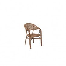 VEGERA rattan πολυθρόνα ALU Wicker Φυσικό c55313