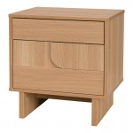 Κομοδίνο Jenfia pakoworld mdf σε φυσική απόχρωση 48x39x50 5εκ c553235