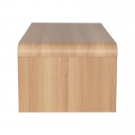 Τραπέζι σαλονιού Kelba pakoworld mdf σε φυσική απόχρωση 100x50x35 5εκ c553238