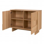 Μπουφές Jenfia pakoworld mdf σε φυσική απόχρωση 101 2x39x75 5εκ c553241