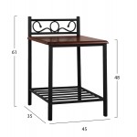 ΣΕΤ ΥΠΝΟΔΩΜΑΤΙΟΥ ΜΕ ΣΤΡΩΜΑ 3ΤΜΧ HM11217 RUBBERWOOD-ΜΕΤΑΛΛΟ c553250