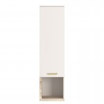 Σύνθετο σαλονιού Norda pakoworld κρεμ με oak 187x40x58 4εκ c553550
