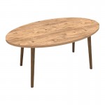 Τραπέζι σαλονιού Sartori pakoworld oak 90x45x43εκ c553561