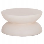 ΤΡΑΠΕΖΙ ΣΑΛΟΝΙΟΥ ANNA HM18158 02 FIBER CEMENT ΣΕ ΛΕΥΚΟ--Φ92x44 5Υεκ c553569