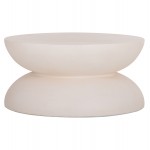 ΤΡΑΠΕΖΙ ΣΑΛΟΝΙΟΥ ANNA HM18158 02 FIBER CEMENT ΣΕ ΛΕΥΚΟ--Φ92x44 5Υεκ c553569