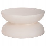 ΤΡΑΠΕΖΙ ΣΑΛΟΝΙΟΥ ANNA HM18158 02 FIBER CEMENT ΣΕ ΛΕΥΚΟ--Φ92x44 5Υεκ c553569