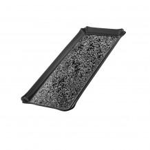 Ακρυλικόs Δίσκοs Παρουσίασηs μαύρος 20x40cm c55357