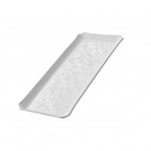 Ακρυλικόs Δίσκοs Παρουσίασηs λευκός 20x40cm c55358