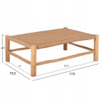 ΣΕΤ ΣΑΛΟΝΙΟΥ ΕΞ ΧΩΡΟΥ 5ΤΜΧ LONDER ΗΜ12180 ΞΥΛΟ ΤΕΑΚ-P E RATTAN-ΦΥΣΙΚΟ c553696