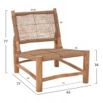 ΣΕΤ ΣΑΛΟΝΙΟΥ ΕΞ ΧΩΡΟΥ 5ΤΜΧ LONDER ΗΜ12180 ΞΥΛΟ ΤΕΑΚ-P E RATTAN-ΦΥΣΙΚΟ c553696