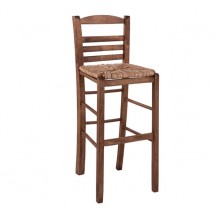 Σκαμπώ επιλοχία καρυδί εμποτισμός με ψάθα c55393