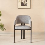 ΠΟΛΥΘΡΟΝΑ DIRENO HM18477 11 ΓΚΡΙ ΥΦΑΣΜΑ--ΜΕΤΑΛ ΠΟΔΙΑ ΣΕ ΜΑΥΡΟ 57x58x81 5Υεκ SET 2τμχ c554386