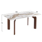 ΤΡΑΠΕΖΙ DALLE HM18479 01 MDF TOP ΟΨΗ ΜΑΡΜΑΡΟΥ-ΜΕΤΑΛ ΠΟΔΙΑ ΚΑΡΥΔΙ 180x90x76Υεκ c554392