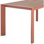 ΤΡΑΠΕΖΙ ΕΞΩΤ ΧΩΡΟΥ GOYA HM6059 08 ΑΛΟΥΜΙΝΙΟ ΣE TERRACOTTA POLYWOOD 160X80Χ75Υεκ c554748