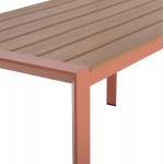 ΤΡΑΠΕΖΙ ΕΞΩΤ ΧΩΡΟΥ GOYA HM6059 08 ΑΛΟΥΜΙΝΙΟ ΣE TERRACOTTA POLYWOOD 160X80Χ75Υεκ c554748
