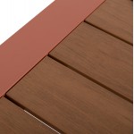 ΤΡΑΠΕΖΙ ΕΞΩΤ ΧΩΡΟΥ GOYA HM6059 08 ΑΛΟΥΜΙΝΙΟ ΣE TERRACOTTA POLYWOOD 160X80Χ75Υεκ c554748