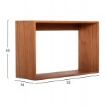 ΡΑΦΙΕΡΑ CHENGIS HM9830 3ΤΜΧ ΞΥΛΟ TEAK ΣΕ ΦΥΣΙΚΟ ΧΡΩΜΑ 60x20x38Υεκ c555248