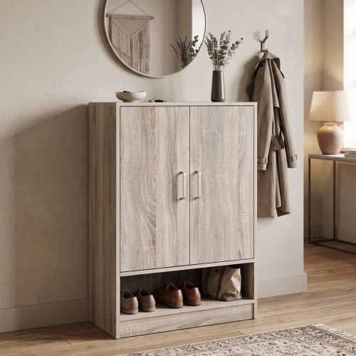 Παπουτσοθήκη Ντουλάπι Lemba pakoworld sonoma 80x33x120εκ c555369