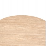 ΤΡΑΠΕΖΙ CHARM HM18465 04 SINTERED STONE ΣΕ ΤΡΑΒΕΡΤΙΝΑ--ΜΠΕΖ ΒΑΣΗ Φ120x75Υεκ c555372