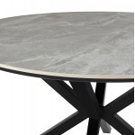 ΤΡΑΠΕΖΙ ΤΡΑΠΕΖΑΡΙΑΣ ΣΤΡΟΓΓΥΛΟ ERAGON HM18460 03 SINT STONE ΣΕ ΓΚΡΙ ΜΑΡΜΑΡΟ Φ120x75Υεκ c555373