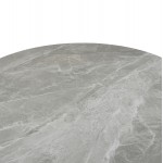 ΤΡΑΠΕΖΙ ΤΡΑΠΕΖΑΡΙΑΣ ΣΤΡΟΓΓΥΛΟ ERAGON HM18460 03 SINT STONE ΣΕ ΓΚΡΙ ΜΑΡΜΑΡΟ Φ120x75Υεκ c555373
