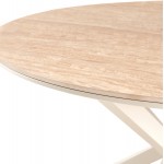 ΤΡΑΠΕΖΙ ΤΡΑΠΕΖΑΡΙΑΣ ΣΤΡΟΓΓΥΛΟ ERAGON HM18460 04 SINT STONE ΤΡΑΒΕΡΤΙΝΑ Φ120x75Υεκ c555376