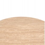 ΤΡΑΠΕΖΙ ΤΡΑΠΕΖΑΡΙΑΣ ΣΤΡΟΓΓΥΛΟ ERAGON HM18460 04 SINT STONE ΤΡΑΒΕΡΤΙΝΑ Φ120x75Υεκ c555376