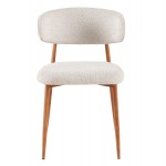 ΚΑΡΕΚΛΑ ΤΡΑΠΕΖΑΡΙΑΣ KIMO HM18459 05 ΜΠΕΖ ΥΦΑΣΜΑ--ΜΕΤΑΛ ΠΟΔΙΑ ΟΨΗ ΞΥΛΟΥ 47x48x78Υεκ SET 4τμχ c555736