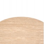 ΤΡΑΠΕΖΙ CHARM HM18465 05 SINTERED STONE ΣΕ ΤΡΑΒΕΡΤΙΝΑ--ΜΕΤΑΛ ΒΑΣΗ Φ120x75Υεκ c555737