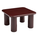 ΤΡΑΠΕΖΙ ΣΑΛΟΝΙΟΥ SOLNA HM18453 06 MDF ΣΕ GLOSSY ΚΟΚΚΙΝΟ 80x80x45Υεκ c556065
