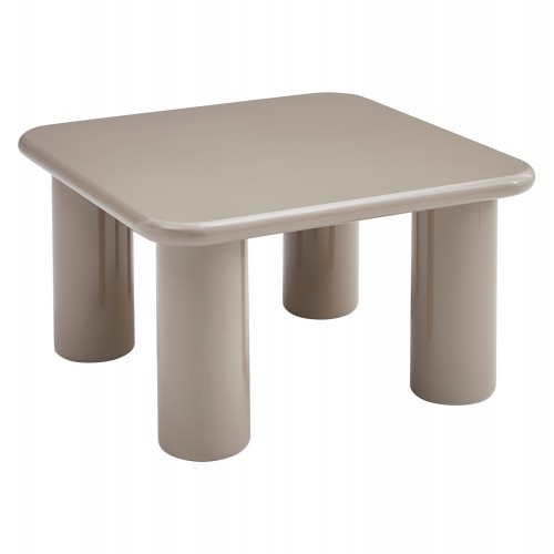ΤΡΑΠΕΖΙ ΣΑΛΟΝΙΟΥ SOLNA HM18453 05 MDF ΣΕ GLOSSY TAUPE 80x80x45Υεκ c556067