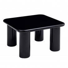 ΤΡΑΠΕΖΙ ΣΑΛΟΝΙΟΥ SOLNA HM18453 02 MDF ΣΕ GLOSSY ΜΑΥΡΟ 80x80x45Υεκ c556068