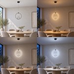 Φωτιστικό οροφής Lavani pakoworld LED μαύρο μέταλλο 15x18x70εκ c556176