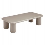 ΤΡΑΠΕΖΙ ΣΑΛΟΝΙΟΥ SOLNA HM18454 05 MDF ΣΕ GLOSSY TAUPE ΑΝΟΙΧΤΟ ΓΚΡΙ 120x60x31Υεκ c556181