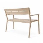 Παγκάκι διθέσιο Cadrin pakoworld cappuccino PP 117x60x83εκ c556295
