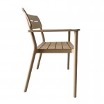 Παγκάκι διθέσιο Cadrin pakoworld cappuccino PP 117x60x83εκ c556295