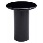 ΒΟΗΘΗΤΙΚΟ ΤΡΑΠΕΖΑΚΙ SOLNA HM18455 02 MDF ΣΕ GLOSSY ΜΑΥΡΟ Φ50x59Υεκ c556306