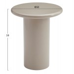 ΒΟΗΘΗΤΙΚΟ ΤΡΑΠΕΖΑΚΙ SOLNA HM18455 05 MDF ΣΕ GLOSSY TAUPE Φ50x59Υεκ c556307