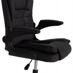 ΚΑΡΕΚΛΑ ΓΡΑΦΕΙΟΥ CANAN HM1201 11 ΜΑΥΡΟ PVC-ΒΑΣΗ ΧΡΩΜΙΟΥ 63x62x93-101Υεκ c556601