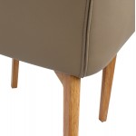 ΚΑΡΕΚΛΑ BRISTOL HM0141 02 ΜΕ ΥΦΑΣΜΑ ΚΑΙ PU ΜΠΕΖ 57x59x86Υεκ SET 2τμχ c557131