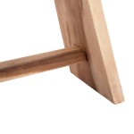 Σκαμπό Saddle pakoworld suar ξύλο σε φυσική απόχρωση 50x30x50εκ c557294