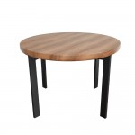 BOBBA ΤΡΑΠΕΖΙ ΡΟΤΟΝΤΑ SONOMA 110x110x75cm c557578