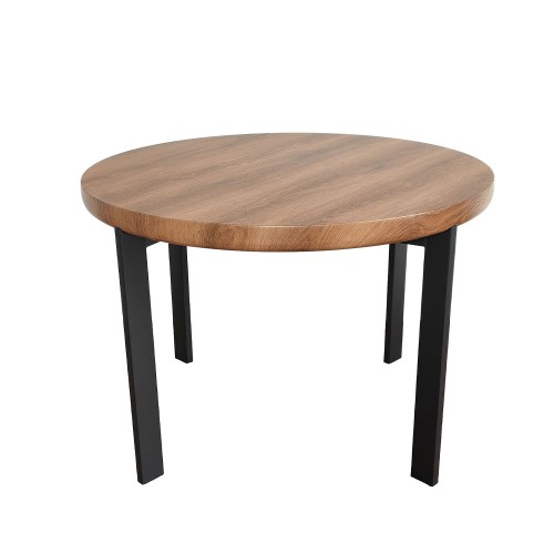 BOBBA ΤΡΑΠΕΖΙ ΡΟΤΟΝΤΑ SONOMA 110x110x75cm c557578