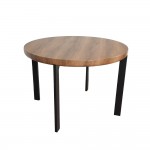 BOBBA ΤΡΑΠΕΖΙ ΡΟΤΟΝΤΑ SONOMA 110x110x75cm c557578