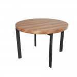 BOBBA ΤΡΑΠΕΖΙ ΡΟΤΟΝΤΑ SONOMA 110x110x75cm c557578