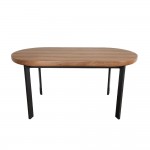 OVALE ΤΡΑΠΕΖΙ SONOMA 160x80x75cm c557579
